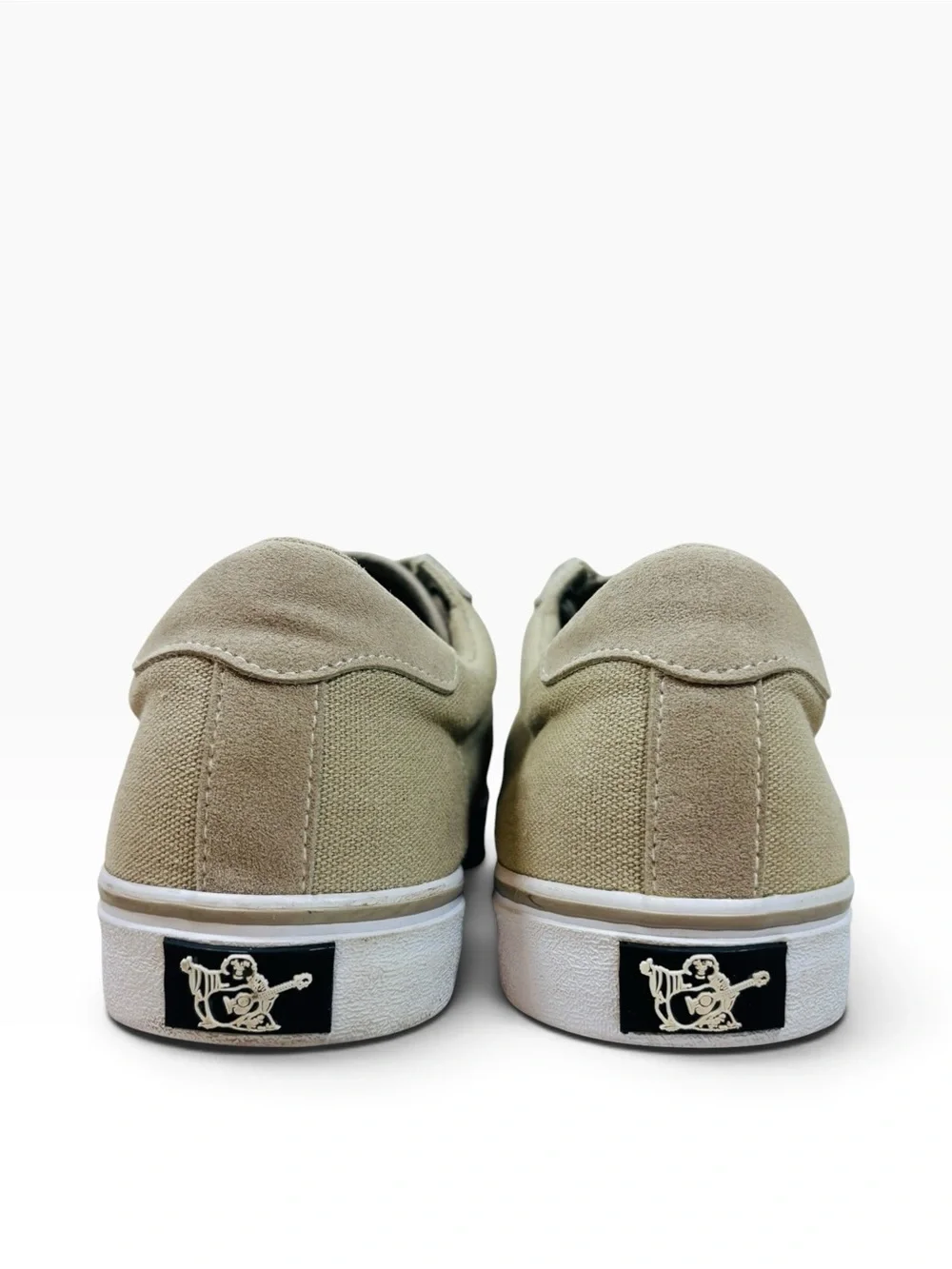 True Religion Bellamy Men’s Canvas Suede Toe Sneakers in Khaki 12